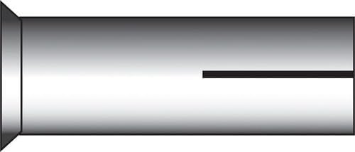 Replacement For Compatible With HILLMAN 1/4 in. D X 1 in. L Steel Round Head Drop-In Anchors 100 pk