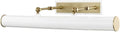 Mitzi HL263203-AGB/WH Holly - 3 Light Picture Light 4.75 inches Tall and 24.25 inches Wide - Aged Brass/Soft Off White
