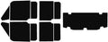 The Tint Effect Precut Window Tint Kit Compatible with Can-Am Defender MAX (2022.5-2026) SxS (Full with Solid Rear: 5%) Automotive Film