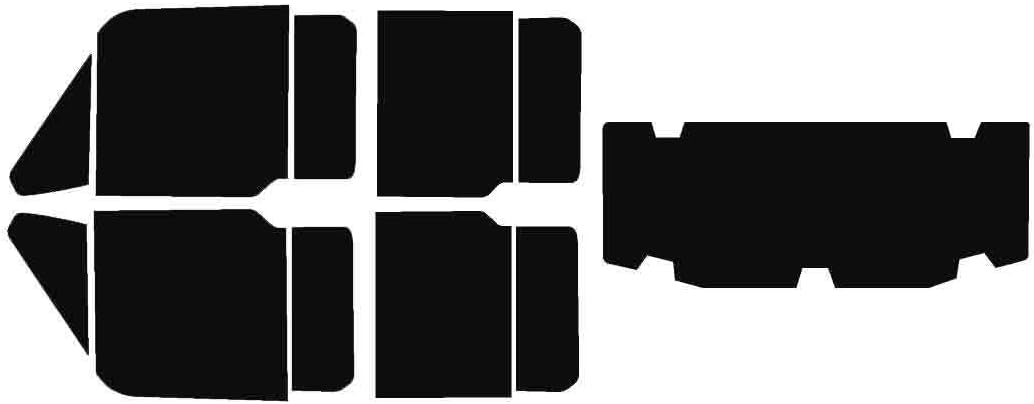 The Tint Effect Precut Window Tint Kit Compatible with Can-Am Defender MAX (2022.5-2026) SxS (Full with Solid Rear: 5%) Automotive Film