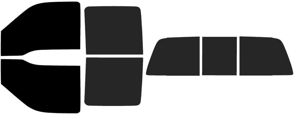 The Tint Effect Precut Window Tint Kit Compatible with Ford F-250 F-350 Super Duty Crew Cab Truck (1999-2007)(Full: 5% Front / 15% Rear & 3 piece Power) Automotive Film