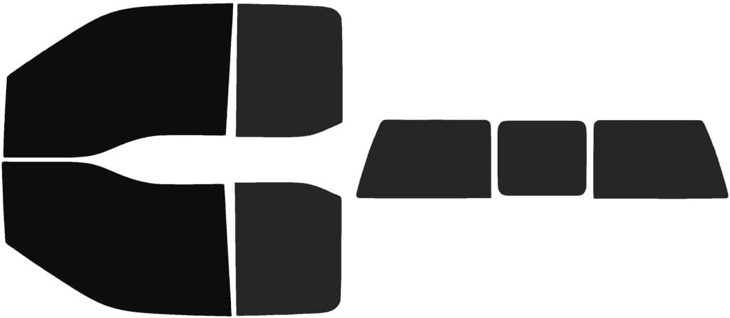 The Tint Effect Precut Window Tint Kit Compatible with Ford F-250 F-350 Super Duty SuperCab Extended Cab Truck (2017-2026)(Full Truck: 5% Front / 15% Rear / 3 piece Slider Rear) Automotive Film