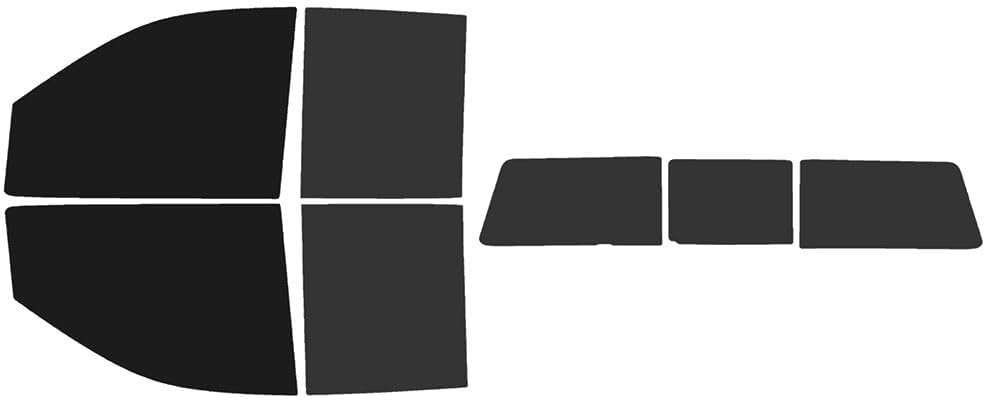 The Tint Effect Precut Window Tint Kit Compatible with GMC Sierra 2500 & 3500 HD Double Cab (2020-2026)(5% Front / 15% Rear / 3 piece Slider) Automotive Film