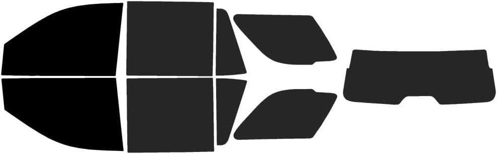 The Tint Effect Precut Window Tint Kit Compatible with Chevrolet Tahoe (2021-2026)(5% Front / 15% Rear) Automotive Film
