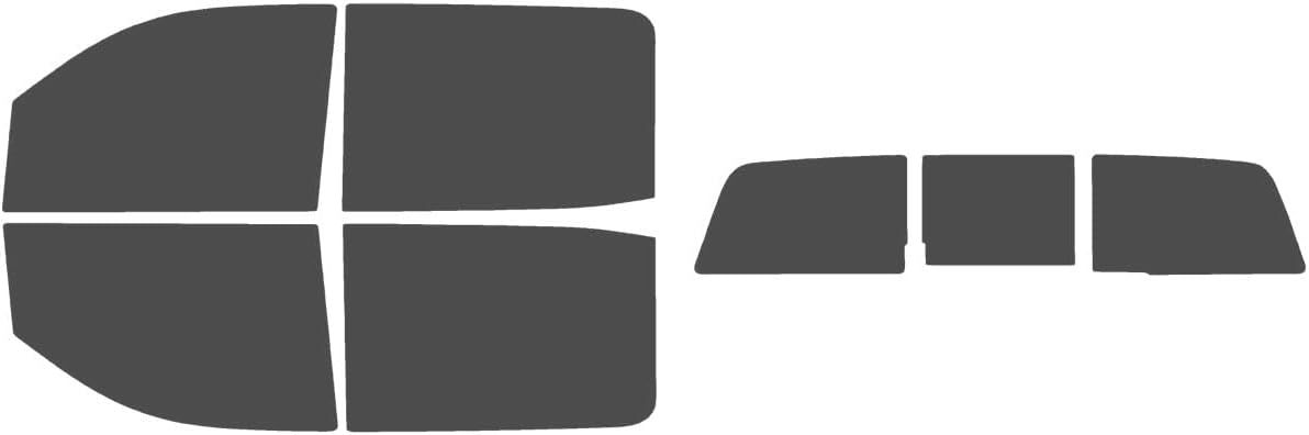 The Tint Effect Precut Window Tint Kit Compatible with Chevrolet Silverado 2500 3500 HD Crew Cab (2015-2019) (Full Truck with 3 piece Slider Rear: 30%) Automotive Film