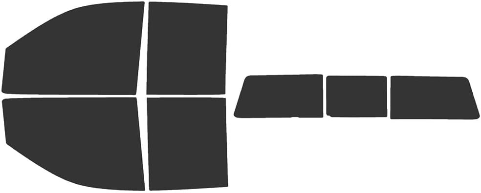 The Tint Effect Precut Window Tint Kit Compatible with GMC Sierra 2500 & 3500 HD Double Cab (2020-2026)(with 3 piece Slider Rear: 15%) Automotive Film