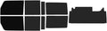 The Tint Effect Precut Window Tint Kit Compatible with Jeep Wrangler JK 4-Door Unlimited Hardtop (2011-2018) (Full Includes: 5% Front Doors / 15% Rear Doors and Rear Windshield) Automotive Film