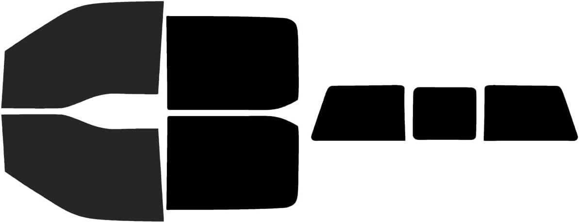 The Tint Effect Precut Window Tint Kit Compatible with Ford F-250 F-350 Super Duty Crew Cab (2017-2026)(Full Truck Includes: 15% Front / 5% Rear / 3 piece Slider Rear) Automotive Film