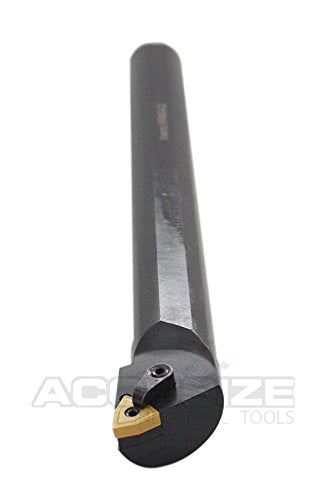 Accusize 1-1/4' x 14' OAL LH S-MWLN Heavy-Duty Boring Bar, 0028-1974 | Left Hand, 1-1/4' Shank, 14' OAL, 1-1/2' Min Bore, WNMG43 Carbide Insert, Oxide Body