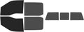 The Tint Effect Precut Window Tint Kit Compatible with Ford F-250 F-350 Super Duty Crew Cab (2017-2026)(Full Truck Includes: 15% Front / 30% Rear / 3 piece Slider Rear) Automotive Film