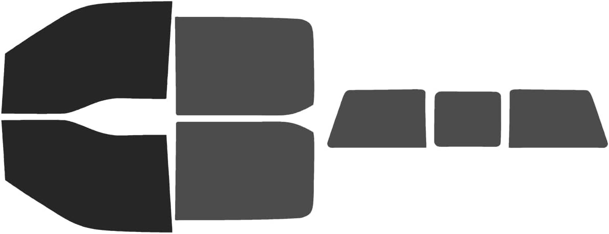The Tint Effect Precut Window Tint Kit Compatible with Ford F-150 Crew Cab Truck (2015-2020) (Full Truck Includes: 15% Front Doors / 30% Rear Doors & 3 piece Slider Rear Windshield) Automotive Film