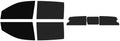 The Tint Effect Precut Window Tint Kit Compatible with Ford Ranger (2024-2026) Crew Cab Truck (5% Front / 15% Rear / 3 Piece Power Slider) Automotive Film
