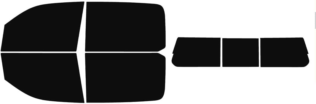 The Tint Effect Precut Window Tint Kit Compatible with Ram 1500 Crew Cab Truck (2019-2026) 5th Generation (with 3 piece Rear: 5%) Automotive Film