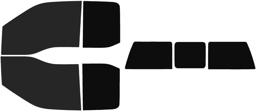 The Tint Effect Precut Window Tint Kit Compatible with Ford F-250 F-350 Super Duty SuperCab Extended Cab Truck (2017-2026)(Full Truck: 15% Front / 5% Rear / 3 piece Slider Rear) Automotive Film