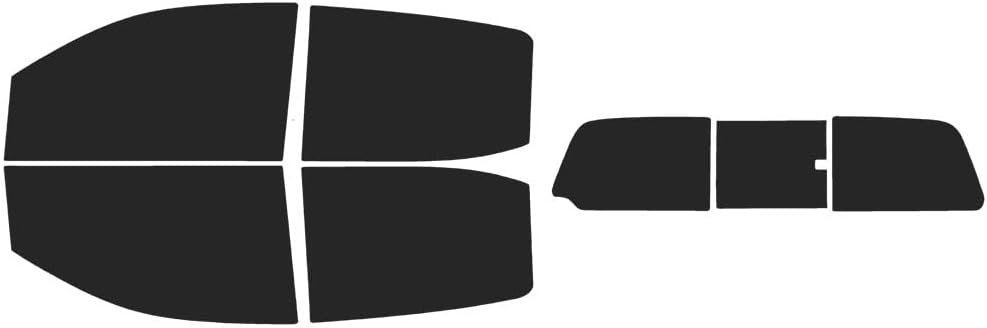 The Tint Effect Precut Window Tint Kit Compatible with Chevrolet Colorado Crew Cab 2015-2022 (Full Truck with 3 piece Slider Rear: 15%) Automotive Film