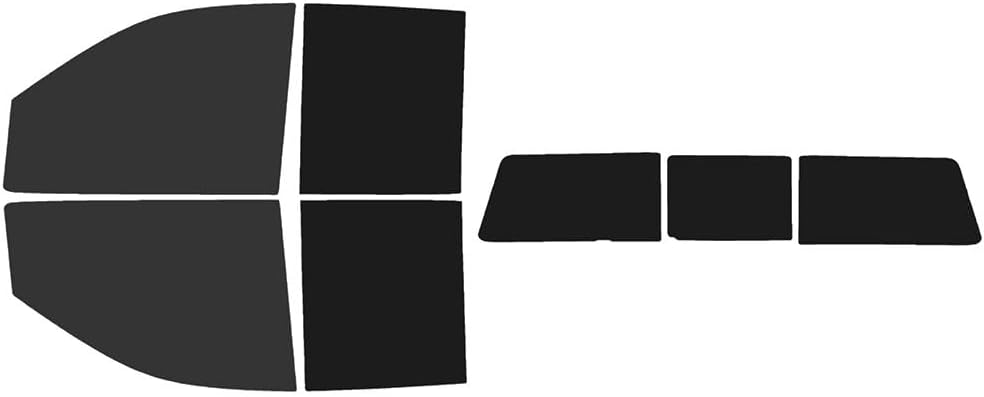 The Tint Effect Precut Window Tint Kit Compatible with GMC Sierra 2500 & 3500 HD Double Cab (2020-2026)(15% Front / 5% Rear / 3 piece Slider) Automotive Film