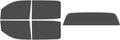 The Tint Effect Precut Window Tint Kit Compatible with Chevrolet Silverado 2500 3500 HD Crew Cab (2015-2019) (Full Truck with Solid Rear: 30%) Automotive Film