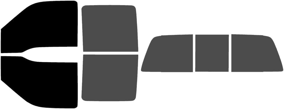 The Tint Effect Precut Window Tint Kit Compatible with Ford F-250 F-350 Super Duty Crew Cab Truck (1999-2007)(Full: 5% Front / 30% Rear & 3 piece Power) Automotive Film