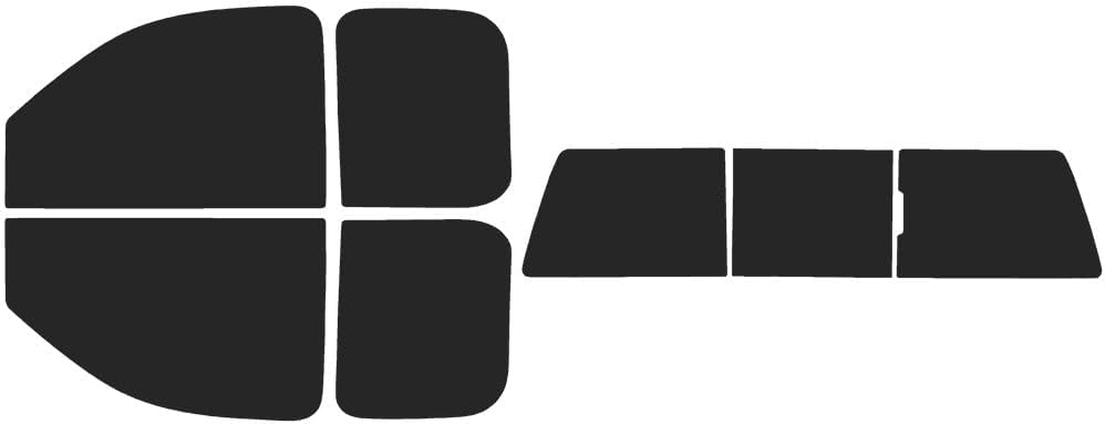 The Tint Effect Precut Window Tint Kit Compatible with GMC Sierra 1500 Double Cab Truck (2007-2013)(Full Truck with 3 piece Slider Rear: 15%) Automotive Film