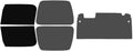 The Tint Effect Precut Window Tint Kit Compatible with Jeep Wrangler TJ Hardtop 2-Door (1996-2006) (Full Includes: 5% Front Doors / 30% Rear Doors and Rear Windshield) Automotive Film