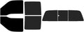 The Tint Effect Precut Window Tint Kit Compatible with Ford F-250 F-350 Super Duty Crew Cab Truck (1999-2007)(Full: Includes: 5% Front / 15% Rear & 3 piece Manual Slider Rear) Automotive Film