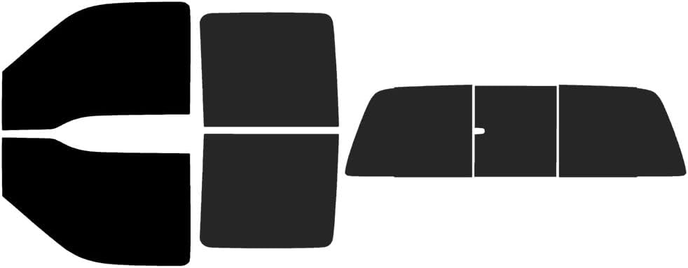 The Tint Effect Precut Window Tint Kit Compatible with Ford F-250 F-350 Super Duty Crew Cab Truck (1999-2007)(Full: Includes: 5% Front / 15% Rear & 3 piece Manual Slider Rear) Automotive Film