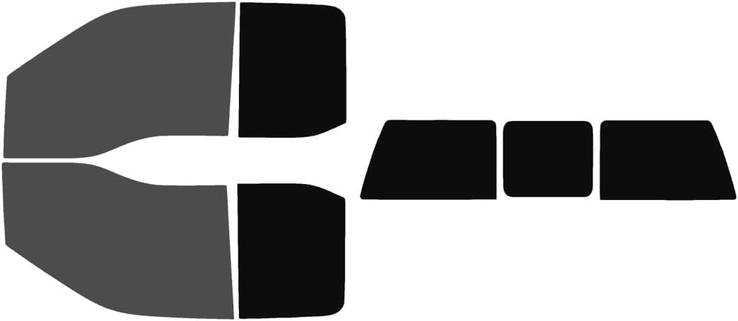 The Tint Effect Precut Window Tint Kit Compatible with Ford F-250 F-350 Super Duty SuperCab Extended Cab Truck (2017-2026)(Full Truck: 30% Front / 5% Rear / 3 piece Slider Rear) Automotive Film