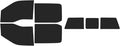 The Tint Effect Precut Window Tint Kit Compatible with Ford F-250 F-350 Super Duty Crew Cab (2017-2026)(Full Truck with 3 piece Slider Rear: 15%) Automotive Film