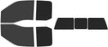 The Tint Effect Precut Window Tint Kit Compatible with Ford F-150 SuperCab Extended Cab Truck (2021-2026)(Full Truck Includes: 15% Front Doors / 5% Rear Doors / 3 piece Slider) Automotive Film