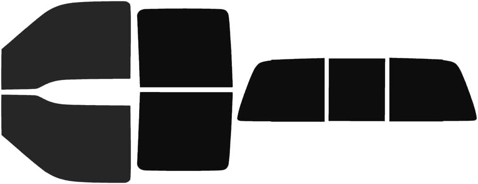 The Tint Effect Precut Window Tint Kit Compatible with Ford F-250 F-350 Super Duty Crew Cab Truck (1999-2007)(Full: 15% Front / 5% Rear & 3 piece Power) Automotive Film