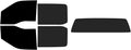 The Tint Effect Precut Window Tint Kit Compatible with Ford F-250 F-350 Super Duty Crew Cab (2017-2026)(Full Truck: 5% Front / 15% Rear/Solid Rear Windshield) Automotive Film