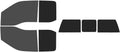 The Tint Effect Precut Window Tint Kit Compatible with Ford F-250 F-350 Super Duty SuperCab Extended Cab Truck (2017-2026)(Full Truck: 30% Front / 15% Rear / 3 piece Slider Rear) Automotive Film