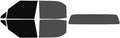 The Tint Effect Precut Window Tint Kit Compatible with Rivian R1T Truck (2022-2026) (Full Truck Includes: 5% Front Doors / 30% Rear Doors Solid Rear) Automotive Film