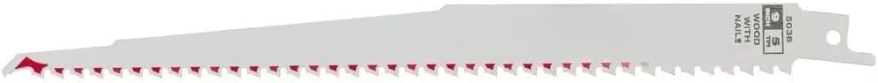 Milwaukee 48-01-7036 Super Sawzall Blade 6 Teeth per Inch 9-Inch Length 100-Pack Bulk