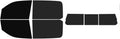 The Tint Effect Precut Window Tint Kit Compatible with Ram 1500 Crew Cab Truck (2019-2026) 5th Generation (5% Front / 15% Rear / 3 piece Rear Windshield) Automotive Film