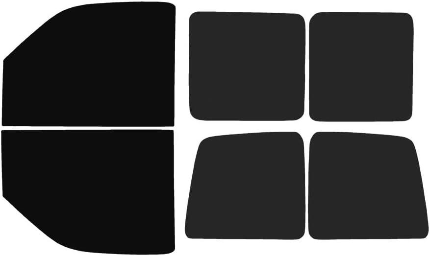 The Tint Effect Precut Window Tint Kit Compatible with Chevrolet Express Cargo Van 2003-2025 (Full Van Includes: 5% Front Doors / 15% Rear) Automotive Film