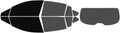 The Tint Effect Precut Window Tint Kit Compatible with Subaru Crosstrek (2018-2023) Tint Kit (Full: 5% Front / 30% Rear) Automotive Film