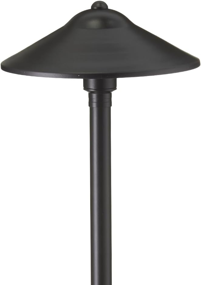 VOLT 12V Black Brass LED Landscape Lighting Kit (6 Spotlights, 4 Path Lights) with 150W Low Voltage Transformer for House, Yard, Outdoor Pathway, Walkway, Garden, Driveway or Patio