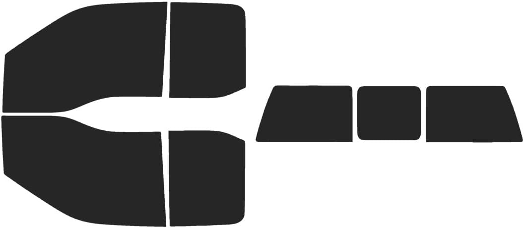 The Tint Effect Precut Window Tint Kit Compatible with Ford F-250 F-350 Super Duty SuperCab Extended Cab Truck (2017-2026)(Full Truck with 3 piece Slider Rear: 15%) Automotive Film