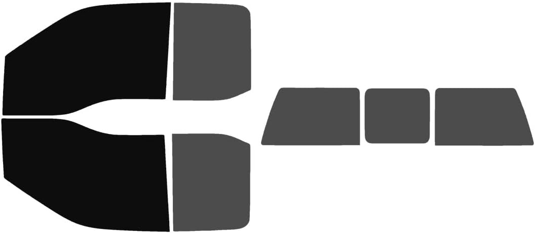 The Tint Effect Precut Window Tint Kit Compatible with Ford F-250 F-350 Super Duty SuperCab Extended Cab Truck (2017-2026)(Full Truck: 5% Front / 30% Rear / 3 piece Slider Rear) Automotive Film