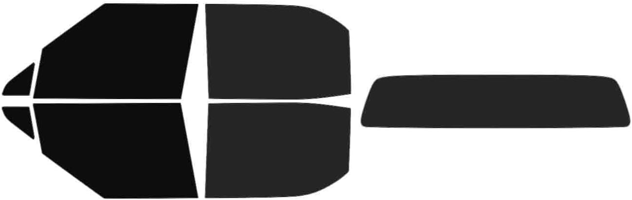 The Tint Effect Precut Window Tint Kit Compatible with Rivian R1T Truck (2022-2026) (Full Truck Includes: 5% Front Doors / 15% Rear Doors Solid Rear) Automotive Film