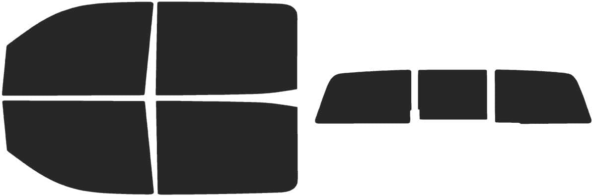 The Tint Effect Precut Window Tint Kit Compatible with Chevrolet Silverado 2500 3500 HD Crew Cab (2015-2019) (Full Truck with 3 piece Slider Rear: 15%) Automotive Film