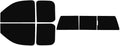 The Tint Effect Precut Window Tint Kit Compatible with GMC Sierra 1500 Double Cab Truck (2007-2013)(Full Truck with 3 piece Slider Rear: 5%) Automotive Film