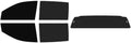 The Tint Effect Precut Window Tint Kit Compatible with Ford Ranger (2024-2026) Crew Cab Truck (Includes: 5% Front / 15% Rear- Solid with Defrost) Automotive Film