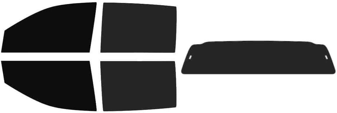 The Tint Effect Precut Window Tint Kit Compatible with Ford Ranger (2024-2026) Crew Cab Truck (Includes: 5% Front / 15% Rear- Solid with Defrost) Automotive Film