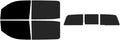 The Tint Effect Precut Window Tint Kit Compatible with Chevrolet Silverado 2500 3500 HD Crew Cab (2015-2019) (Full Truck 5% Front / 15% Rear and 3 piece Slider) Automotive Film