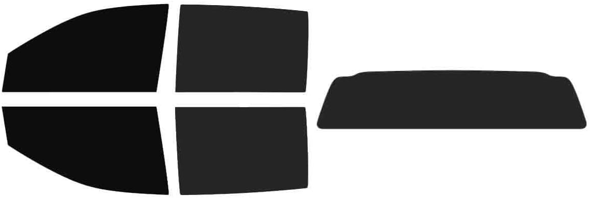 The Tint Effect Precut Window Tint Kit Compatible with Ford Ranger (2024-2026) Crew Cab Truck (Includes: 5% Front / 15% w/Solid Rear Windshield) Automotive Film