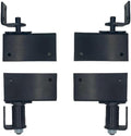 Swinging Cafe Doors Commercial Grade Gravity Double Action Pivot Hinge with Box Clamps- Door Hinge for Saloon, Swinging & Cafe Doors - Heavy Duty Hinges with Hold Open Feature (Black, 1 Pack)