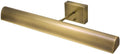 BTLED24-1 Traditional LED Battery Operated 3.2W 88-Lumen 3000K Picture Light, Gold Finish
