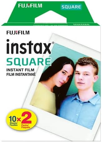 Fujifilm Square Instant Film (100 exposures) for SQ1, SQ6 and SQ10 Cameras Bundle (5 Items)